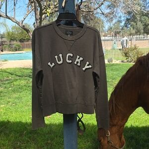 Lucky Brand Brown Pullover